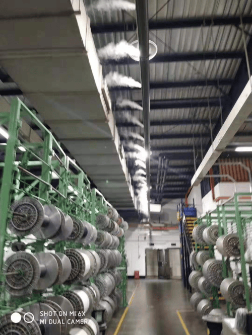 百奧＆紡織行業加溼案例| 車間增溼降飛花，提升紡織品質